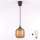 Brilagi - LED viseči lestenec na kablu RETRO GLASS 1xE27/60W/230V premer 14 cm rjava/dimno rjava