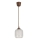Brilagi - LED viseči lestenec na kablu RETRO GLASS 1xE27/60W/230V Ø 14 cm rjava/bela
