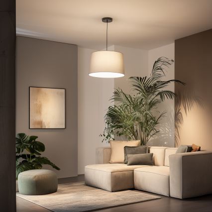 Brilagi - LED viseči lestenec na lanku CERIA 1xE27/40W/230V, premer 45 cm, siva