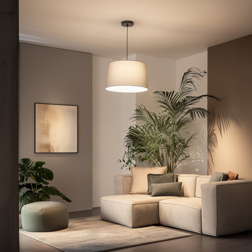 Brilagi - LED viseči lestenec na lanku CERIA 1xE27/40W/230V, premer 45 cm, siva