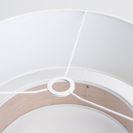 Brilagi - LED viseči lestenec na tankem kablu CERIA 1xE27/40W/230V, premer 50 cm, bela/bež