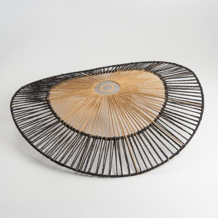 Brilagi - LED viseči lestenec na vrvici CERIA BOHO 1xE27/40W/230V premer 50 cm črna/rjava