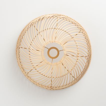 Brilagi - LED viseči lestenec na vrvici CERIA BOHO, 1xE27/40W/230V, premer 60 cm, iz ratana