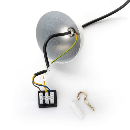 Brilagi - LED viseči lestenec na vrvici METALO 1xE27/40W/230V Ø 40 cm bela/medena