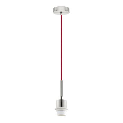 Brilagi - LED viseči lestenec NUBILA 1xE27/60W/230V, premer 14 cm, rdeča/bela