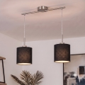 Brilagi - LED viseči lestenec NUBILA 2×E27/60W/230V črna