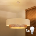Brilagi - LED viseči lestenec v boho slogu 3xE27/15W/230V premer 80 cm