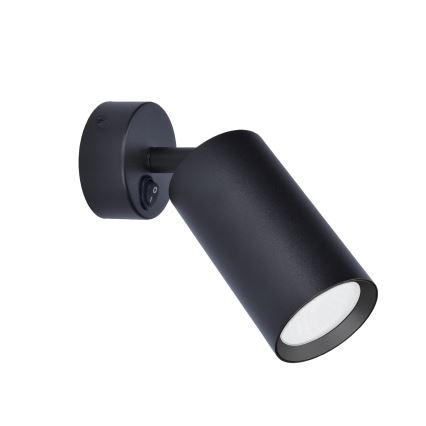 Brilagi - LED RGBW zatemnljivo stensko točkovno svetilo s stikalom SELE 1xGU10/4,8W/230V 3000K črno + daljinski upravljalnik