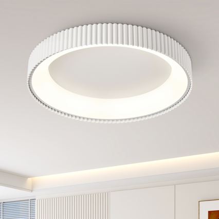 Brilagi - LED stropna svetilka z zatemnjevanjem FALCON MODERN LED/54W/230V 3000-6000K 60 cm bela + daljinski upravljalnik