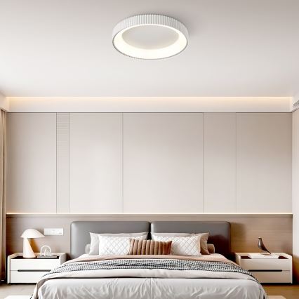 Brilagi - LED stropna svetilka z zatemnjevanjem FALCON MODERN LED/54W/230V 3000-6000K 60 cm bela + daljinski upravljalnik