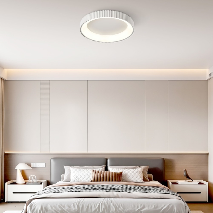 Brilagi - LED stropna svetilka z zatemnjevanjem FALCON MODERN LED/54W/230V 3000-6000K 60 cm bela + daljinski upravljalnik