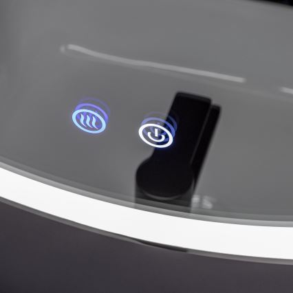 Brilagi - LED zatemnjevalno kopalniško ogrevano ogledalo z osvetlitvijo ALU PRO LED/18W/230V Ø 60 cm 3000/4000/6500K IP44 sijajni krom CRI 90