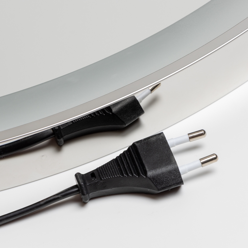 Brilagi - LED zatemnjevalno kopalniško ogrevano ogledalo z osvetlitvijo ALU PRO LED/18W/230V Ø 60 cm 3000/4000/6500K IP44 sijajni krom CRI 90