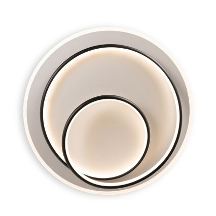 Brilagi - LED stropna svetilka z zatemnjevanjem FLARE LED/70W/230V 3000-6000K, premer 50 cm, bela/črna + daljinski upravljalnik