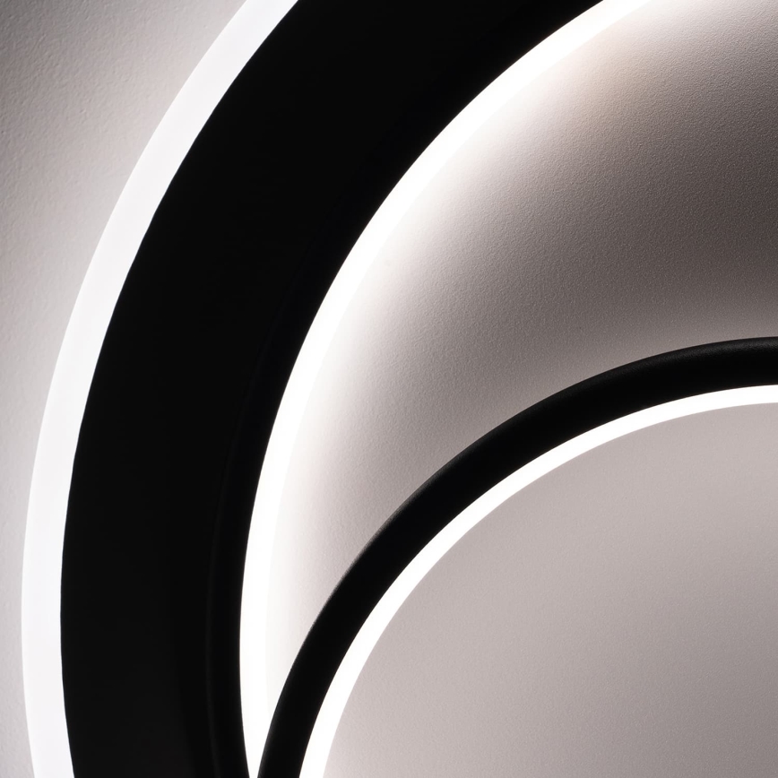 Brilagi - LED stropna svetilka z zatemnjevanjem FLARE LED/70W/230V 3000-6000K, premer 50 cm, bela/črna + daljinski upravljalnik