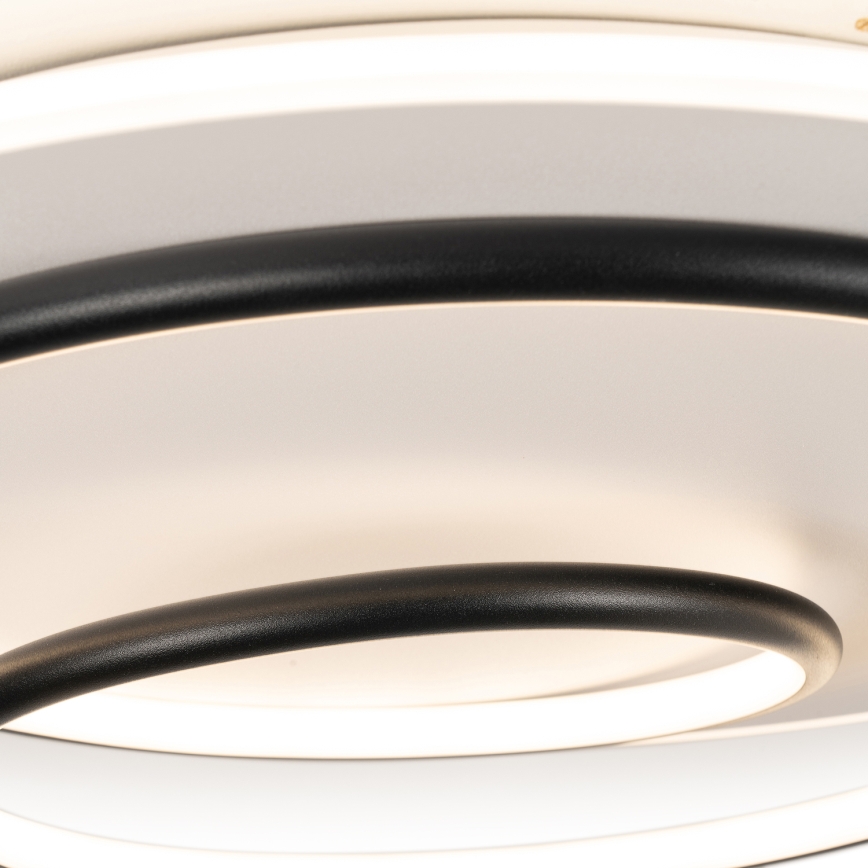 Brilagi - LED stropna svetilka z zatemnjevanjem FLARE LED/70W/230V 3000-6000K, premer 50 cm, bela/črna + daljinski upravljalnik