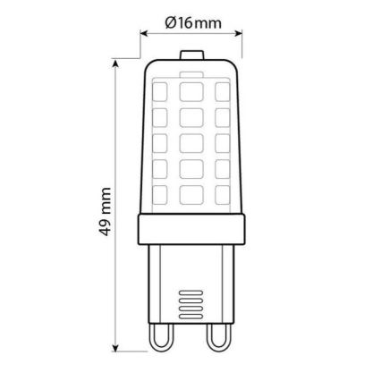 Brilagi - LED Žarnica G9/4W/230V 3000K