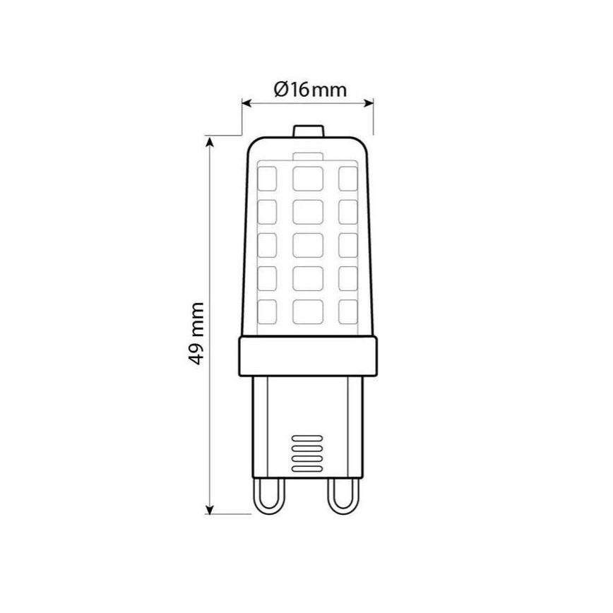 Brilagi - LED Žarnica G9/4W/230V 3000K