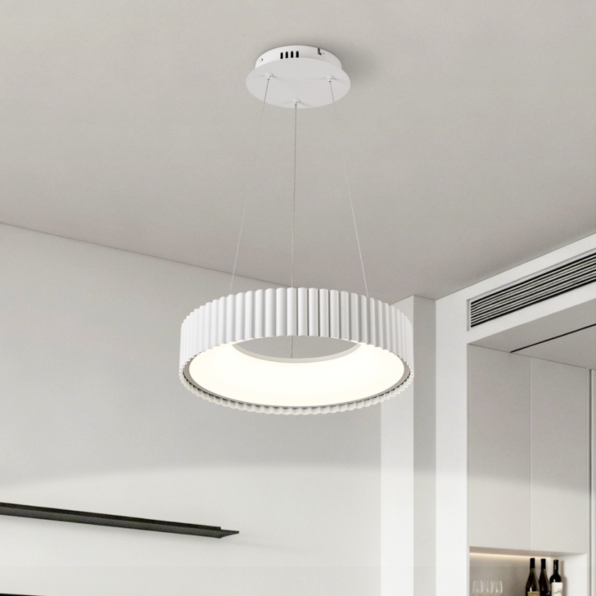 Brilagi - zatemljiv LED lestenec na kablu FALCON MODERN LED/30W/230V 3000–6000K Ø 40 cm, bela + daljinski upravljalnik