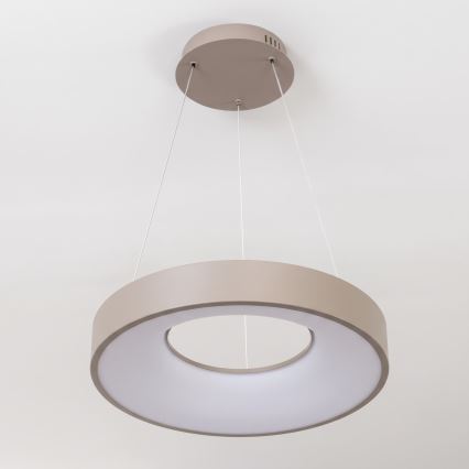 BRILAGI - LED zatemljiv lestenec na kablu FALCON II LED/67W/230V 3000-6500K premer 40 cm bež + daljinsko upravljanje