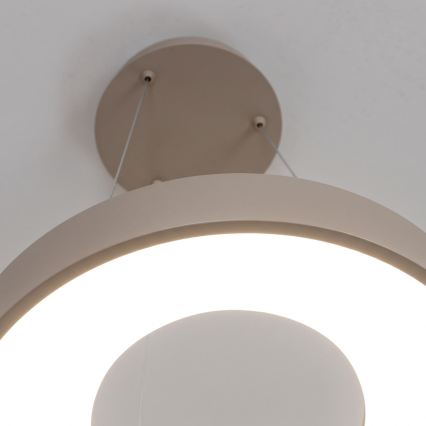 BRILAGI - LED zatemljiv lestenec na kablu FALCON II LED/67W/230V 3000-6500K premer 40 cm bež + daljinsko upravljanje