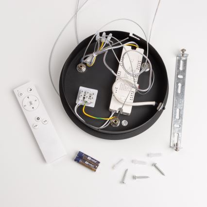 Brilagi - zatemljiv LED lestenec na kabel FALCON LED/40W/230V 3000-6500K premer 45 cm črna + daljinski upravljalnik