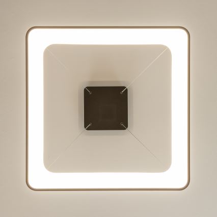 Brilagi - LED zatemljiv lestenec na kablu FALCON II LED/125W/230V 3000-6500K 60x60 cm črna + daljinski upravljalnik