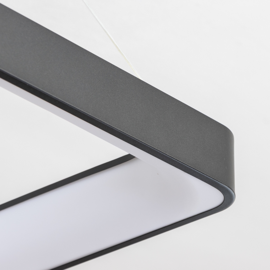 Brilagi - LED zatemljiv lestenec na kablu FALCON II LED/125W/230V 3000-6500K 60x60 cm črna + daljinski upravljalnik