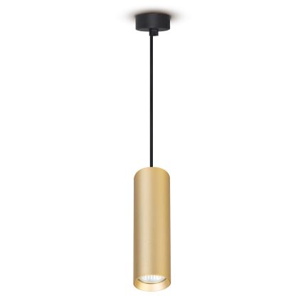 Brilagi - LED RGBW zatemljiv lestenec na kablu SELE 1xGU10/4,8W/230V 3000K črna/zlata + daljinski upravljalnik
