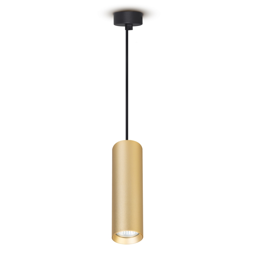Brilagi - LED RGBW zatemljiv lestenec na kablu SELE 1xGU10/4,8W/230V 3000K črna/zlata + daljinski upravljalnik