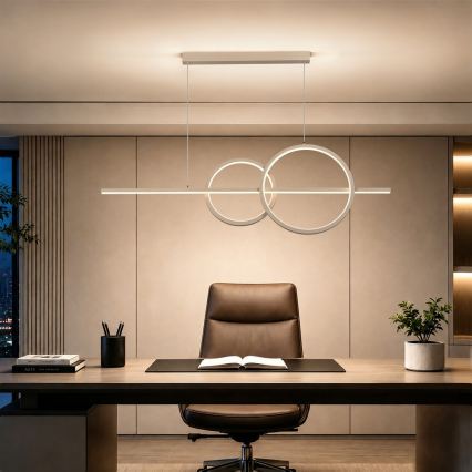 BRILAGI - LED zatemljiv lestenec na kablu SIGNATURE LED/53W/230V 3000-6000K 120 cm bež+ daljinsko upravljanje