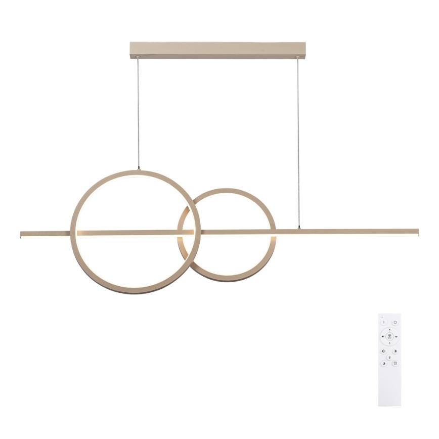 BRILAGI - LED zatemljiv lestenec na kablu SIGNATURE LED/53W/230V 3000-6000K 120 cm bež+ daljinsko upravljanje