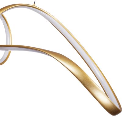 Brilagi - zatemljiv LED viseči lestenec na kablu TWISTER LED/60W/230V 3000-6000K zlata + daljinski upravljalnik