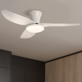 Brilagi - LED zatemljiv stropni ventilator LED/30W/230V 3000-6500K bela + daljinski upravljalnik