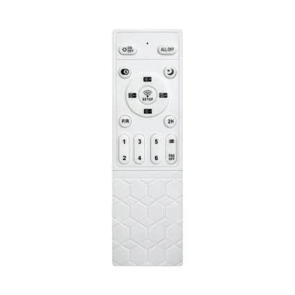 Brilagi - LED zatemnjevalen stropni ventilator LED/32W/230V 95 cm črna/rjava + daljinski upravljalnik