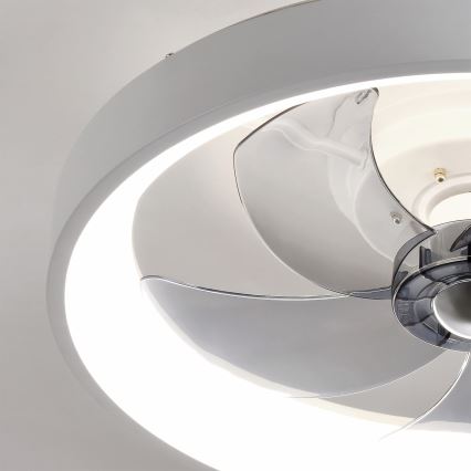 Brilagi - LED zatemnjevalni stropni ventilator LED/34W/230V, premer 50 cm, bel + daljinski upravljalnik