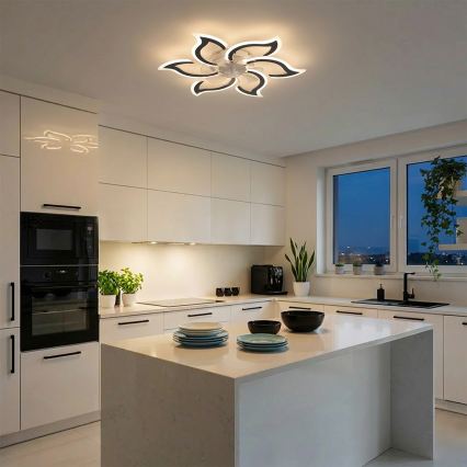 Brilagi - zatemnljiv stropni ventilator z LED, 34 W, 230 V, premer 83 cm, črn + daljinski upravljalnik