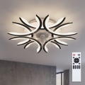 Brilagi - LED zatemljiv stropni ventilator LED/70W/230V premer 76 cm črn + daljinski upravljalnik