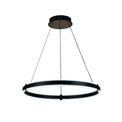 Brilagi - LED zatemnljiv lestenec na kablu CIRCLE LED/85W/230V 3000-6500K premer 60 cm črna/zlata + daljinski upravljalnik