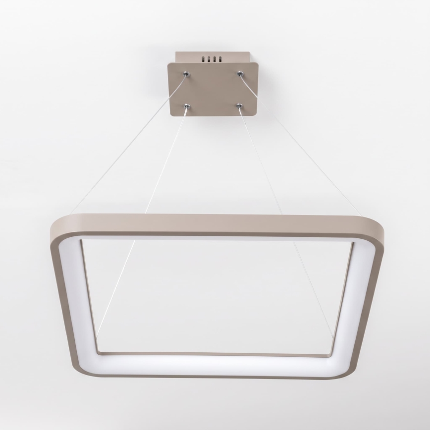 BRILAGI - LED zatemnjevalni lestenec na kablu FALCON SLIM LED/50W/230V 3000-6500K 50x50 cm bež + daljinski upravljalnik