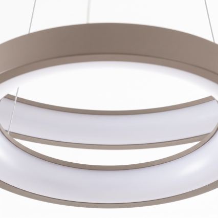BRILAGI - LED zatemnjiv viseči lestenec na kablu FALCON SLIM LED/68W/230V 3000-6500K Ø 50 cm bež + daljinski upravljalnik