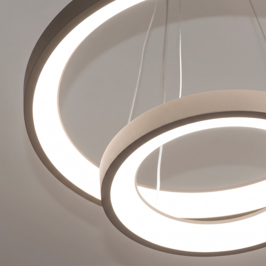 BRILAGI - LED zatemnjiv viseči lestenec na kablu FALCON SLIM LED/68W/230V 3000-6500K Ø 50 cm bež + daljinski upravljalnik