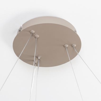 BRILAGI - LED zatemnjiv viseči lestenec na kablu FALCON SLIM LED/68W/230V 3000-6500K Ø 50 cm bež + daljinski upravljalnik