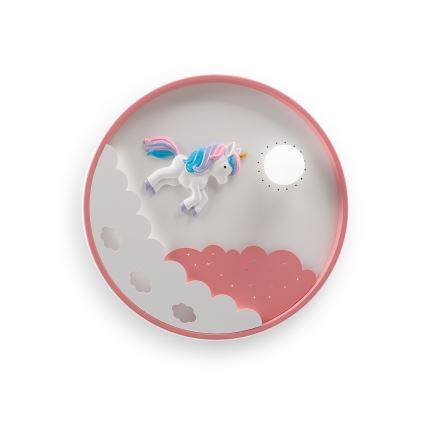 Brilagi - zatemnjevalna otroška stropna LED svetilka UNICORN LED/68W/230V 3000-6000K, premer 49 cm + daljinski upravljalnik