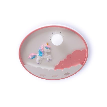 Brilagi - zatemnjevalna otroška stropna LED svetilka UNICORN LED/68W/230V 3000-6000K, premer 49 cm + daljinski upravljalnik