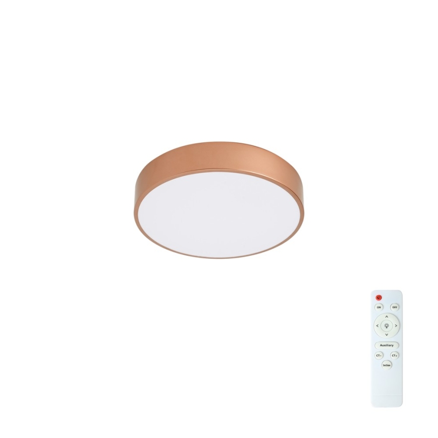 Brilagi - LED stropna svetilka POOL LED/36W/230V 3000-6000K, premera 30 cm, bronasta, z možnostjo zatemnitve + daljinski upravljalnik
