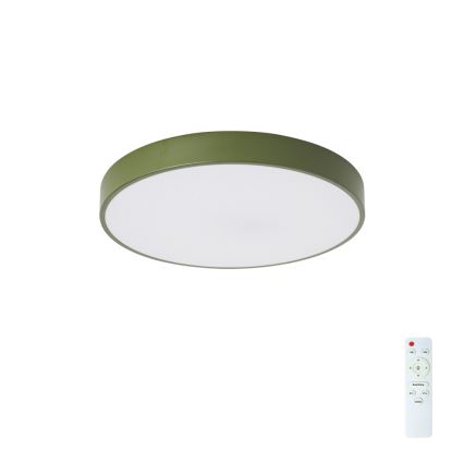 Brilagi - LED zatemnljivo stropno svetilo POOL LED/48W/230V 3000-6000K premer 40 cm zeleno + daljinski upravljalnik