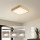 Brilagi - LED zatemljivo stropno svetilo WOODLINE SQUARE LED/48W/230V 3000-6000K hrast 40x40 cm + daljinski upravljalnik