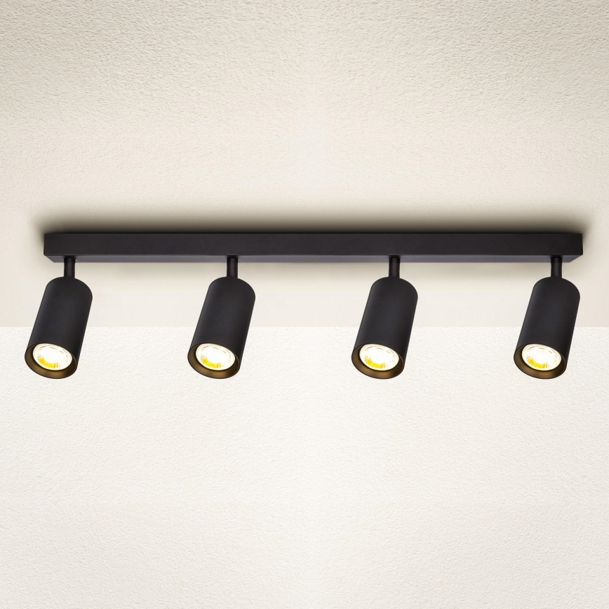 Brilagi - LED zatemljivo točkovno svetilo SELE 4xGU10/6,5W/230V 2700-6500K črna