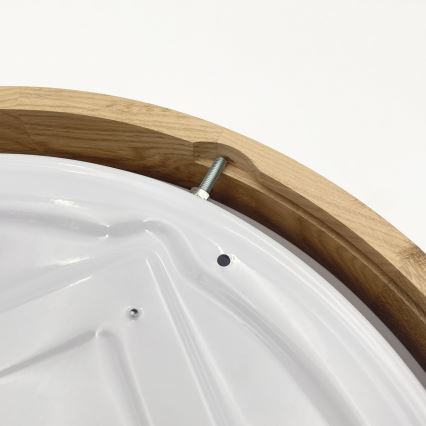 Brilagi - Zatemnjevalna LED stropna svetilka MANAROLA SMART LED/24W/230V 3000-6000K Wi-Fi Tuya Beacon premer 41 cm hrast + daljinski upravljalnik
